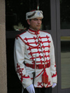 Bulgaria - Sofia: guard in front of the Presidential palace - Presidential Guard (photo by J.Kaman)
