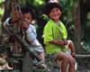 Siem Reap Province, Cambodia: smiling children - photo by E.Petitalot