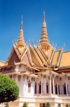 Cambodia / Cambodje - Phnom Penh: Royal Palace - Throne hall - Palais royal (photo by M.Torres)