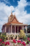 Cambodia / Cambodge - Phnom Penh: Royal Palace - Silver pagoda (photo by M.Torres)