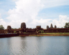 Angkor, Cambodia / Cambodge: Angkor Wat - from the moat - photo by Miguel Torres