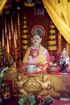 Cambodia / Cambodge - Phnom Penh: the plump lady Penh at Wat Phnom (photo by M.Torres)