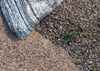 Canada / Kanada - Saskatchewan: abstract - rock in the sand - photo by M.Duffy
