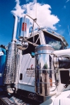 Canada / Kanada - Calgary, Alberta: Kenworth truck - detail - photo by M.Torres