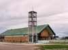 Sept-les (Quebec): barn style church - photo by B.Cloutier