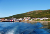Canada / Kanada - Nain (Labrador): waterfront - sailing away - photo by B.Cloutier