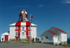 Canada / Kanada - Bonavista, Newfoundland: red and white lighthouse - photo by B.Cloutier