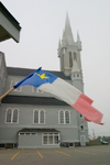 Canada 422 Acadian flags in the Meteghan, Acadian region of Nova Scotia, Canada - photo by D.Smith