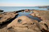 Canada - Ontario - Lake Superior: shoreline - rocks - photo by R.Grove