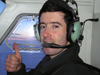 Fort Good Hope, Northwest Territories, Canada: pilot gives thumbs up - photo by Air West Coast