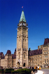 Canada / Kanada - Ottawa (National Capital Region): Peace Tower and Parliament building - photo by G.Frysinger