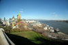 Quebec City, Quebec: cityscape and the the Saint Lawrence River - Chteau Frontenac - photo by B.Cain