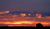 Canada / Kanada - Saskatchewan: fiery red and orange colors - beautiful sunrise in the autumn - photo by M.Duffy