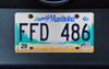 Winnipeg, Manitoba, Canada: Manitoba license plate - 'Friendly Manitoba' - photo by M.Torres