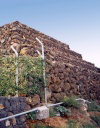 Canary Islands - Tenerife - Guimar: Kon-Tiki pyramids - Thor Heyerdahl's disputed find - photo by M.Torres
