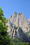 Montserrat, Catalonia: Serrat del Patriarca formation, Montserrat mountain, part of the Catalan Pre-Coastal Range - photo by M.Torres