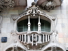 Barcelona, Catalonia: balcony of Casa Comalat, Avinguda Diagonal - architect  Salvador Valeri i Pupurull - art nouveau - photo by M.Torres