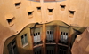 Barcelona, Catalonia: attic windows of Casa Mil, La Pedrera, by Gaudi - UNESCO World Heritage Site - photo by M.Torres
