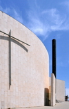 Barcelona, Catalonia: cross at the Parish church of Saint Abraham, Patriarch - photo by M.Torres