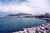 Ceuta, North Africa: Compaia del Mar av. and Mount Hacho - bay / Avenida Compaia del Mar + monte Hacho - photo by M.Torres