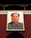China - Beijing: Chairman Mao at night - Tiananmen Square (photo by Miguel Torres)