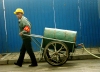 China - Beijing / Peking / Peipin / Pequin / Pequim / PEK / BJS : Man wheeling barrel (photo by G.Friedman)