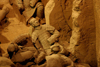 Xian, Shanxi Province, China: porcelain Massacre - terracotta warriors in turmoil - Unesco World Heritage site - photo by R.Eime