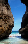 27 Christmas Island: Greta Beach rock boulders (photo by B.Cain)