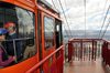 Bogota, Colombia: Monserrate cable car waits for the last passenger - cableway system designed by the swiss company Von Roll - Monserrate Hill - Telefrico a Monserrate - Santa Fe - photo by M.Torres