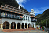 Bogota, Colombia: Monserrate cable car terminal - base of Monserrate Hill - Santa Fe - photo by M.Torres