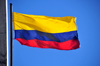 Bogota, Colombia: Colombian flag - Banco de la Republica - Tricolor Nacional - barrio Veracruz - Santa Fe - photo by M.Torres