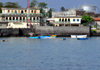 Moroni, Grande Comore / Ngazidja, Comoros islands: in the port - Customs building - photo by M.Torres