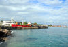 Moroni, Grande Comore / Ngazidja, Comoros islands: old and new port seen from the Corniche - photo by M.Torres
