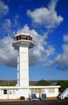Hayahaya, Grande Comore / Ngazidja, Comoros islands: control tower - Prince Said Ibrahim International Airport, HAH, serving Moroni - photo by M.Torres