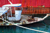 Moroni, Grande Comore / Ngazidja, Comoros islands: sunk inter island ferry - Old port - photo by M.Torres