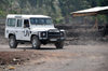 Goma, Nord-Kivu, Democratic Republic of the Congo: UN Land Rover Defender on a dirt road - peace keepers vehicle - photo by M.Torres