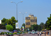 Brazzaville, Congo: Ministry of Planning tower seen from the Djou avenue - photo by M.Torres