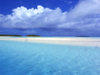 Cook Islands - Aitutaki island: sandbar in stunning lagoon - photo by B.Goode