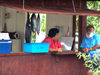 Cook Islands - Rarotonga island: selling fish - photo by B.Goode