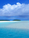 Cook Islands - Aitutaki island: blue lagoon - photo by B.Goode