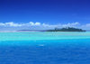 Cook Islands - Aitutaki: waves crashing on the reef of Tropical Island in the Pacific - Paradise lagoon - photo by B.Goode