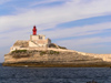Corsica - Bonifacio (Corse-du-Sud): isthmus with lighthouse (photo by J.Kaman)