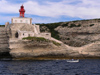 Corsica - Bonifacio: lighthouse and cliffs (photo by J.Kaman)