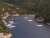 Corsica - Bonifacio: yachts on an inlet (photo by J.Kaman)