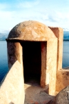Corsica / Corse - Calvi: the citadel - ramparts - watch point (photo by M.Torres)