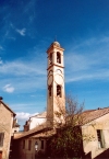 Corsica / Corse - Corte (Haute Corse): church tower (photo by M.Torres)