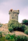 Corsica / Corse - Nonza: watch tower (photo by M.Torres)