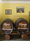 Corsica - Patrimonio: barrels of Ros wine (photo by J.Kaman)