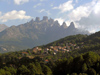 Corsica - Corsica - Bavella (Corse du Sud): town and mountains (photo by J.Kaman)