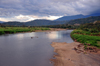 Ro Grande de Trcoles, Puntarenas province, Costa Rica: the river seen from the 'Crocodile bridge' - photo by M.Torres